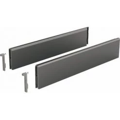 Set HETTICH ArciTech Topside Pour Tiroir 218/94 Ou 250/126 Mm - L.650 Mm - Anthracite - 9122970