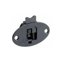 Pièce De Guidage à Visser Pour Montage Porte Mixte - Décor : Anthracite - Matériau : Plastique - HETTICH