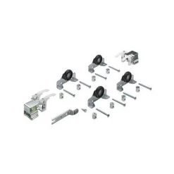 Topline 1 Unité 2 Portes 500n Ou 3 Portes 500n - Garniture : Pour 2 Vantaux - HETTICH
