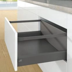 Kit Arcitech 94 Avec Bandeaux Hauteur 250 - Décor : Argent - Longueur : 450 Mm - HETTICH - Version : Casserolier Avec Bandeaux -HETTICH Soldes 13483900 3