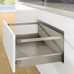 Kit Arcitech 94 Avec Bandeaux Hauteur 250 - Décor : Argent - Longueur : 450 Mm - HETTICH - Version : Casserolier Avec Bandeaux -HETTICH Soldes 13483900 4