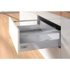 Kit Tiroir Complet Hauteur 144 Innotech Atira - Hettich - Décor : Gris - Longueur : 520 Mm - HETTICH - Décor : Gris