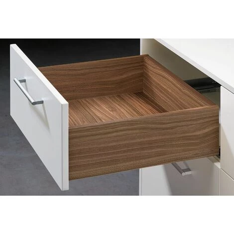 Coulisse Bois Quadro V6 Silent System Eb23 - Sens : Gauche - Longueur : 300 Mm - HETTICH - Décor : Zingué 6 Coulisse Bois Quadro V6 Silent System Eb23 - Sens : Gauche - Longueur : 300 Mm - HETTICH - Décor : Zingué – Image 4