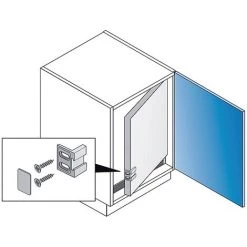 HETTICH Charnière Invisible Pour Portes De Réfrigérateur - Ferrure Entraînée -HETTICH Soldes 24386358 3