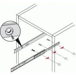 HETTICH COULISSE KA 1730 ZING 500 -HETTICH Soldes 24789425 3