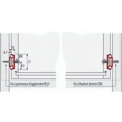 HETTICH COULISSE KA 1730 ZING 500 -HETTICH Soldes 24789425 5