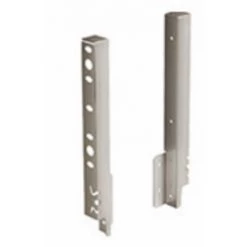 HETTICH Raccrods De Paroi Arrière Arcitech - Hauteur 250 Mm - Finition Champagne