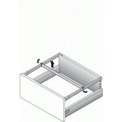 HETTICH Tringle Transversale Pour Tiroir ArciTech Pour Largeur De Meuble 600 Mm Coloris Blanc 9 HETTICH Tringle Transversale Pour Tiroir ArciTech Pour Largeur De Meuble 600 Mm Coloris Blanc -HETTICH Soldes 24789507 3
