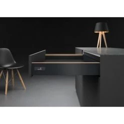 HETTICH Profil Design Pour Tiroir Atira, Longueur 620 Mm, Finition Inox - Inox