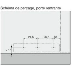 HETTICH Piston Push To Open+ Adaptateur Long Gris - Gris Clair -HETTICH Soldes 24971975 5
