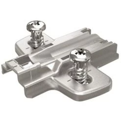 HETTICH Embase Cruciforme à Visser Avec Vis De Fixation Direct 8099 D1,5 HV DBS Boite De 10