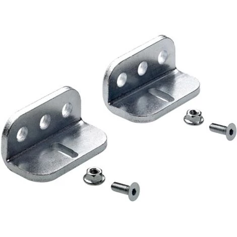 Equerre Murale Universelle Hettich Pour Porte Coulissante - 2 Pcs 3 Equerre Murale Universelle Hettich Pour Porte Coulissante - 2 Pcs