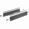Profil Avantech You L.400 X H.101 Mm HETTICH Anthracite Set - 9255327