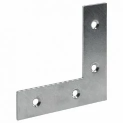 HETTICH 1 équerre D' Assemblage Acier Zingué HETTICH, L.80 Mm