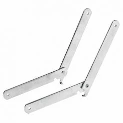 HETTICH Lot De 2 Compas Pour Tréteau HETTICH, L.200 Mm