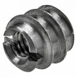 HETTICH Lot De 8 Manchons à Visser Acier Brut HETTICH, L.8 Mm