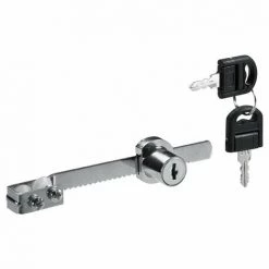 HETTICH Serrure De Vitrine Acier En Applique HETTICH, Axe 22 Mm