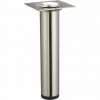 HETTICH Pied Meuble Cylindrique HETTICH Fixe Acier Brossé Gris -HETTICH Soldes 35174104 1
