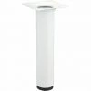 HETTICH Pied Meuble Cylindrique HETTICH Fixe Acier époxy Blanc -HETTICH Soldes 35174785 1