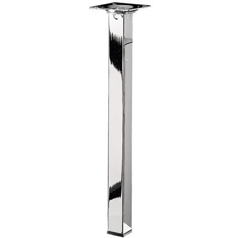 HETTICH Pied Table Basse Carré HETTICH Fixe Acier Chromé Gris 3 HETTICH Pied Table Basse Carré HETTICH Fixe Acier Chromé Gris