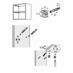 HETTICH Lot De 8 Ferrures 89329 HETTICH -HETTICH Soldes 35175082 2
