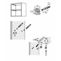 HETTICH Lot De 8 Ferrures 89341 HETTICH -HETTICH Soldes 35175677 2