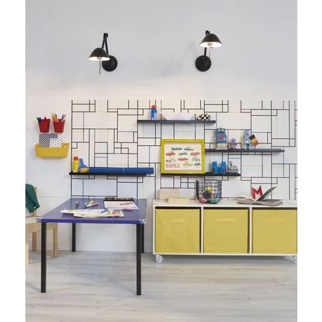 HETTICH Pied De Table Basse Carré Fixe Acier époxy Noir, 40 Cm 4 HETTICH Pied De Table Basse Carré Fixe Acier époxy Noir, 40 Cm – Image 2