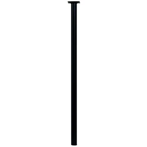 HETTICH Pied De Table Basse Cylindrique Fixe Acier époxy Noir, 70 Cm 3 HETTICH Pied De Table Basse Cylindrique Fixe Acier époxy Noir, 70 Cm