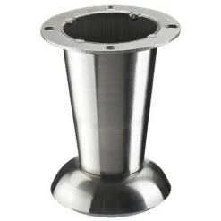 HETTICH Pied Meuble Cylindrique HETTICH Fixe Acier Brossé Gris