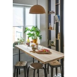 HETTICH Pied De Table Carré Fixe Acier époxy Noir, 80 Cm -HETTICH Soldes 35176036 4