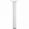 HETTICH Pied Table Basse Carré HETTICH Fixe Acier époxy Blanc -HETTICH Soldes 35176037 1