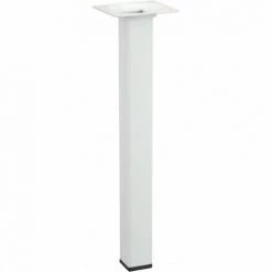 HETTICH Pied Table Basse Carré HETTICH Fixe Acier époxy Blanc