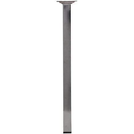 HETTICH Pied Table Basse Carré HETTICH Fixe Acier Chromé Gris 3 HETTICH Pied Table Basse Carré HETTICH Fixe Acier Chromé Gris