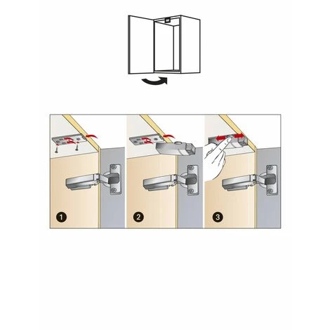 HETTICH Amortisseur Acier Pour Meuble, L.60 X L.20 Mm 4 HETTICH Amortisseur Acier Pour Meuble, L.60 X L.20 Mm – Image 2
