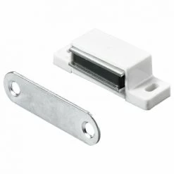 HETTICH Lot De 4 Loqueteaux Magnétiques Plastique HETTICH, L.14.5 X L.45.3 Mm