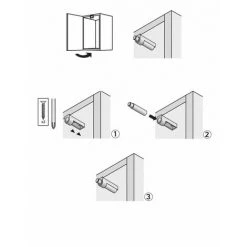 HETTICH Lot De 4 Amortisseurs Plastique Pour Meuble, L.53 X L.13 Mm -HETTICH Soldes 35369094 2
