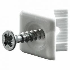 HETTICH Lot De 20 Stabilisateurs D'angle Pour Paroi Arrière Plastique HETTICH, L.10.7 Mm