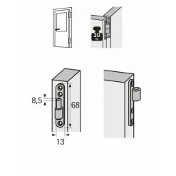 HETTICH Lot De 2 Paumelles Acier Pour Meuble HETTICH, L.97 X L.70 Mm X Diam.13 Mm 5 HETTICH Lot De 2 Paumelles Acier Pour Meuble HETTICH, L.97 X L.70 Mm X Diam.13 Mm -HETTICH Soldes 35389289 2