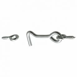 HETTICH Lot De 4 Crochets De Contrevent Acier HETTICH, L.37 X L.16 Mm