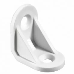 HETTICH Lot De 4 équerres De Chaise Plastique Brut HETTICH, L.24 Mm