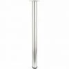 HETTICH Pied De Table Cylindrique Réglable Acier Brossé Gris, De 110 à 113 Cm -HETTICH Soldes 36154817 1