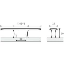 HETTICH Poignée Lupia, Aspect Inox Brossé TRHET9266 - TRHET9266 -HETTICH Soldes 4471674 4