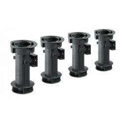 HETTICH Lot De 4 Pieds Plastique à Visser H.150