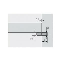 HETTICH Support Tablettes Duplo Plaqué (Par 100) -HETTICH Soldes 4920487 3