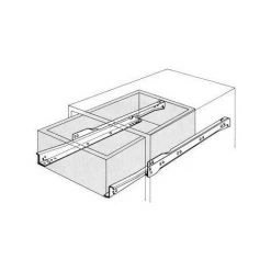 HETTICH Glissière Tiroir Partiel Blanc 350 Mm -HETTICH Soldes 4920512 3