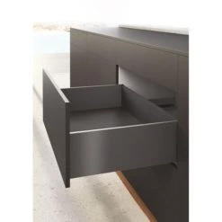 HETTICH Kits Profils Côtés AvanTech YOU Tiroir Casserolier Hauteur 187 Mm Longueur 650 Mm Anthracite - Anthracite