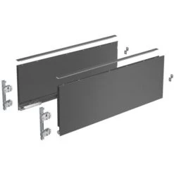 HETTICH Kits Profils Côtés AvanTech YOU Tiroir Casserolier Hauteur 187 Mm Longueur 500 Mm Anthracite - Anthracite -HETTICH Soldes 57028854 2