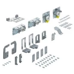 HETTICH Kit De Garniture De Coulissage Et Guidage TopLine L 2 Portes 18 à 30 Mm Porte Avant Droite Charge 50 Kg