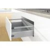 HETTICH Kit Complet Tiroir ArciTech à Casseroles Avec Tringles Profil H126mm Paroi Arrière H218mm Coloris Argenté Longueur 550mm - Argent -HETTICH Soldes 57029652 1