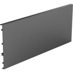 HETTICH Paroi Arrière Aluminium Pour Tiroir ArciTech Hauteur 218mm Longueur 2000mm Coloris Anthracite - Anthracite